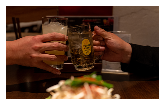 飲み会、女子会、接待、記念日などに◎